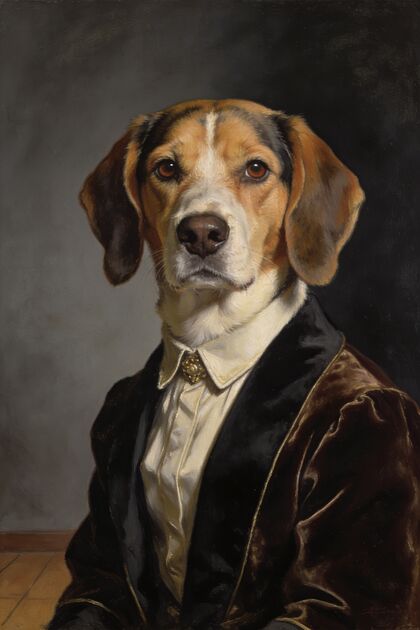 Beagle Portraits portrait example 1