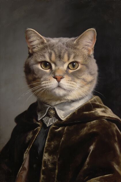 British Shorthair Portraits portrait example 1