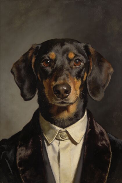 Dachshund Portraits portrait example 3