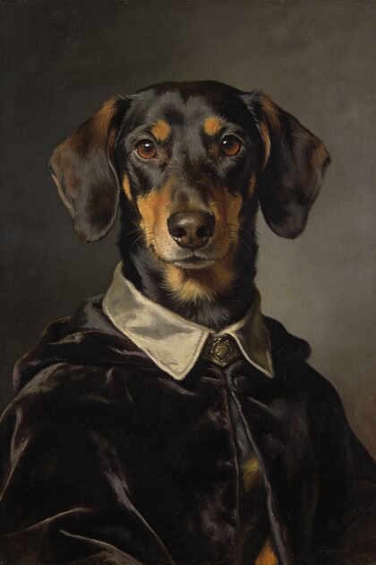 Dachshund Portraits portrait example 4