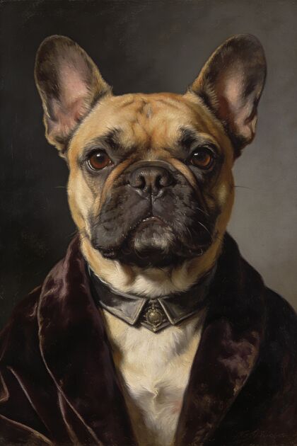 French Bulldog Portraits portrait example 1