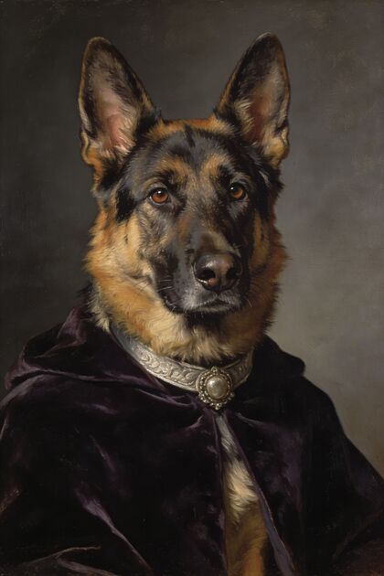 German Shepherd Portraits portrait example 1
