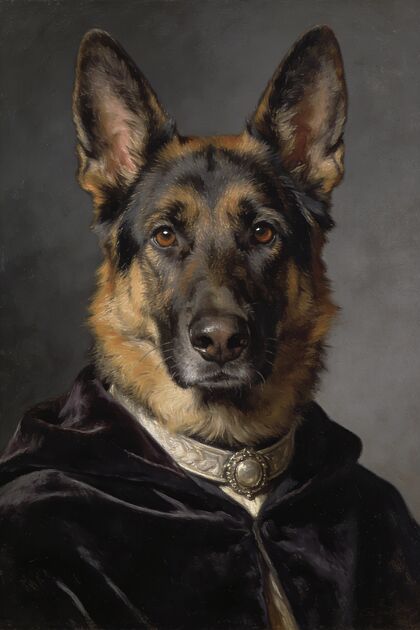 German Shepherd Portraits portrait example 2