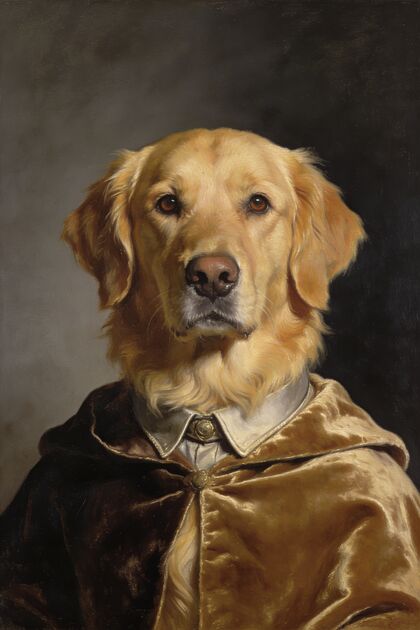 Golden Retriever Portraits portrait example 1