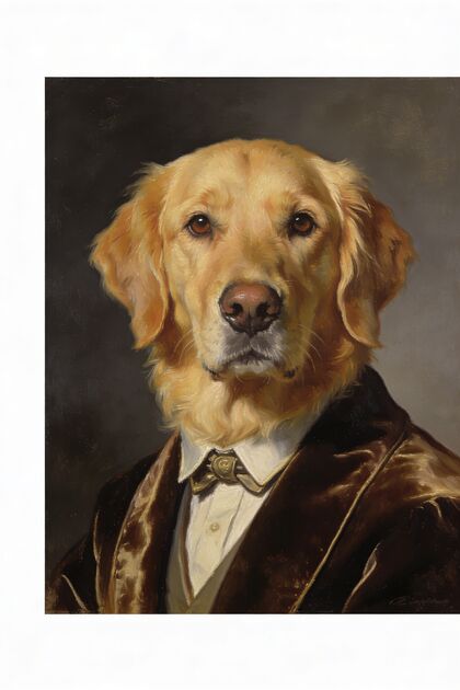 Golden Retriever Portraits portrait example 3