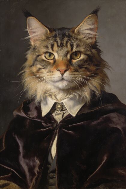 Maine Coon Portraits portrait example 3