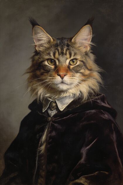Maine Coon Portraits portrait example 4