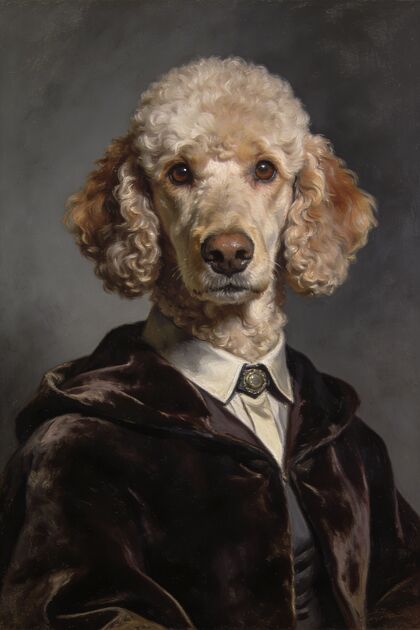 Poodle Portraits portrait example 2