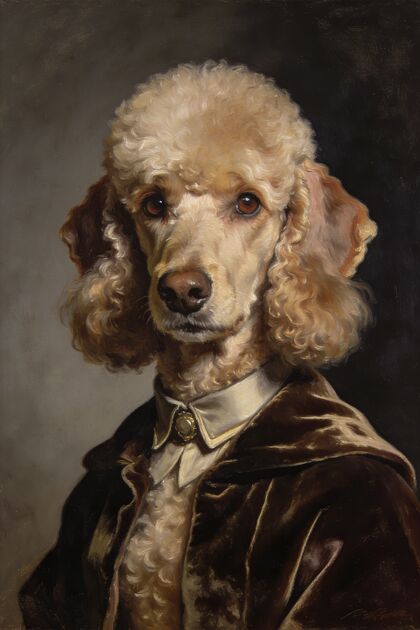 Poodle Portraits portrait example 3