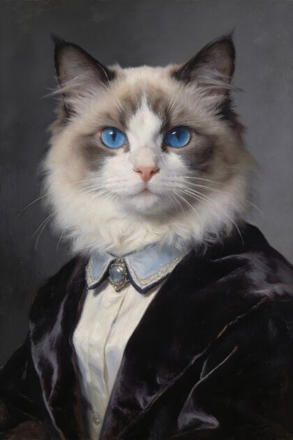 Ragdoll Portraits portrait example 2