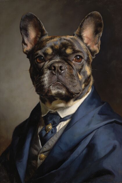 Father's Day Pet Portrait Gift portrait example 1