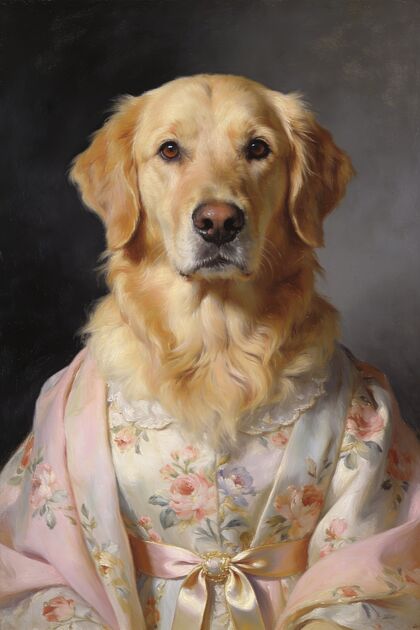 Mother's Day Pet Portrait Gift portrait example 3