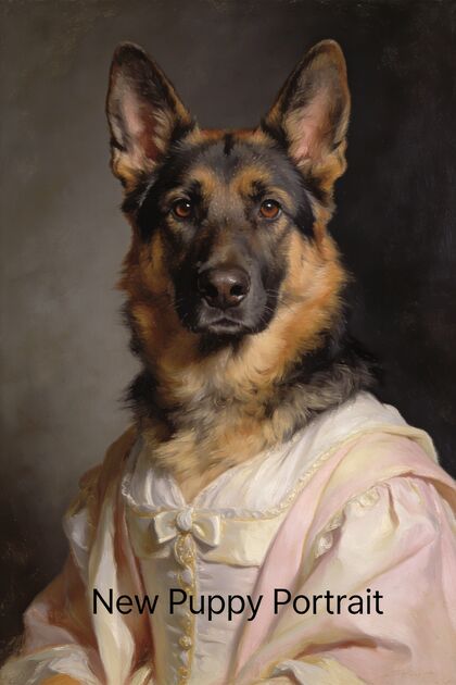 New Puppy Portrait portrait example 1