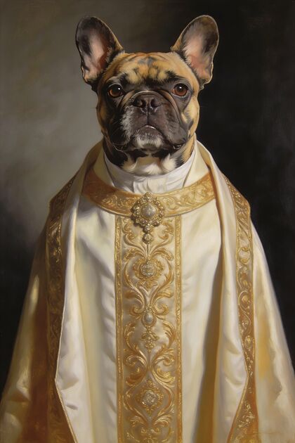 Wedding Gift Pet Portrait portrait example 2