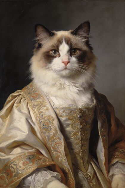 Large Format Pet Wall Art portrait example 4