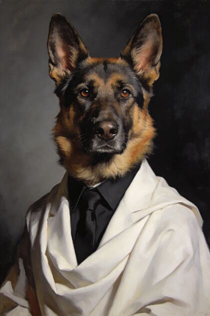 Custom Pet Poster portrait example 1