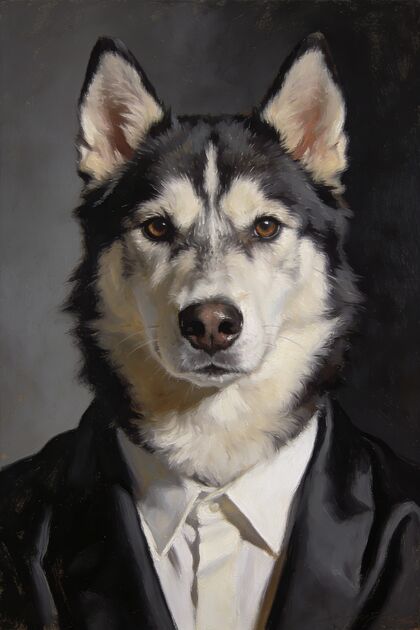 Custom Pet Poster portrait example 2