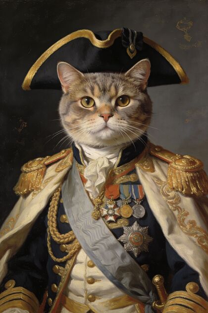 The Admiral portrait example 4