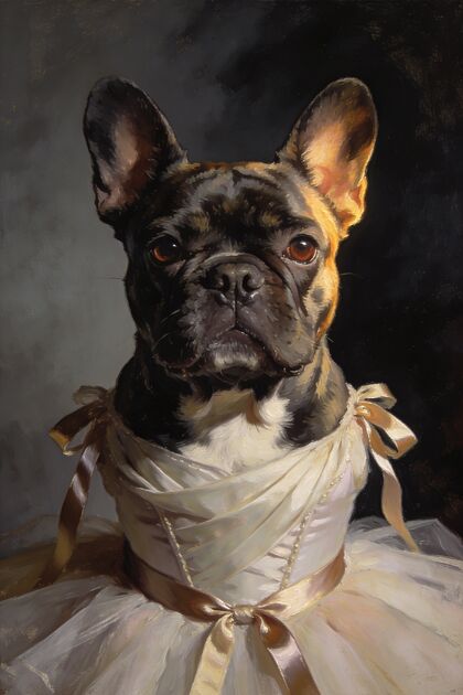 The Ballet Dancer portrait example 1