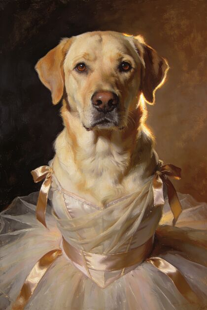 The Ballet Dancer portrait example 2