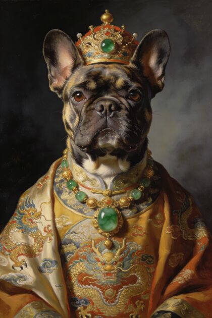 The Chinese Emperor portrait example 1