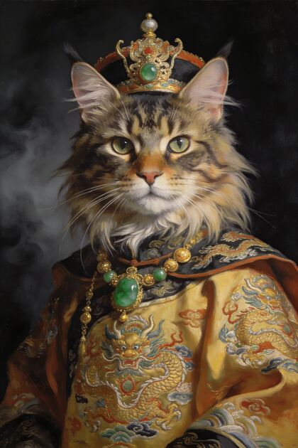 The Chinese Emperor portrait example 3