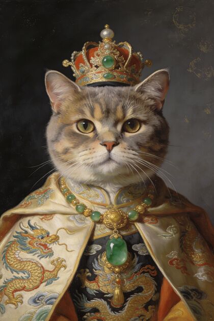 The Chinese Emperor portrait example 4