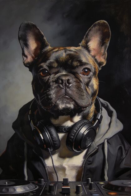 The DJ portrait example 1