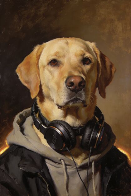 The DJ portrait example 2