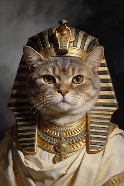 The Egyptian Queen portrait example 1