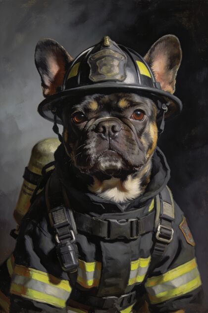 The Firefighter portrait example 1