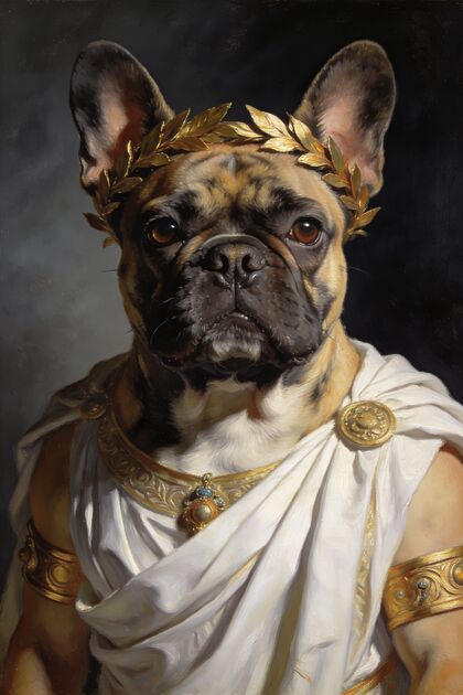 The Greek God portrait example 1