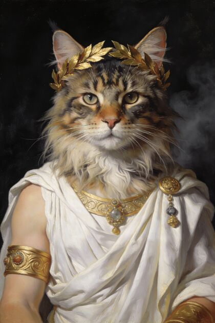 The Greek God portrait example 3