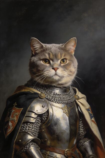 The Medieval Knight portrait example 1