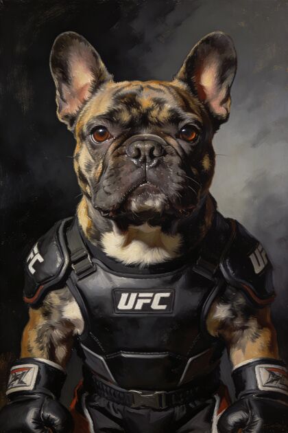 The MMA Fighter portrait example 1