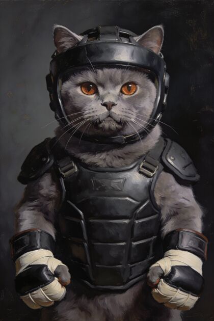 The MMA Fighter portrait example 4