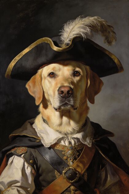 The Musketeer portrait example 1