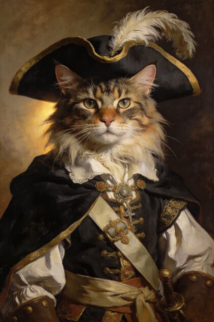 The Musketeer portrait example 2