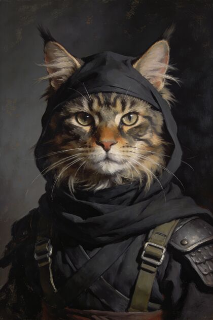 The Ninja portrait example 4