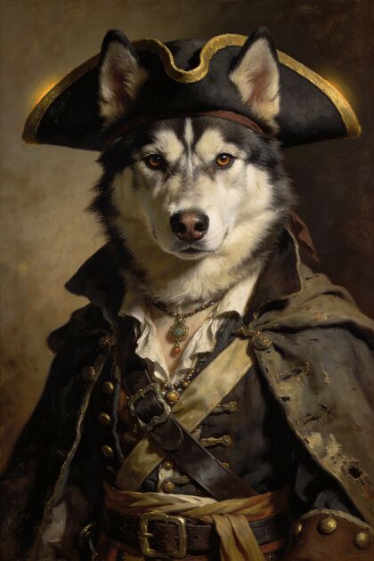 The Pirate portrait example 2