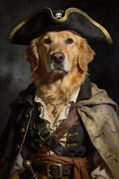 The Pirate portrait example 3