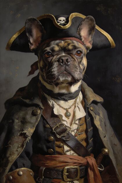 The Pirate portrait example 4