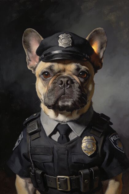 The Policeman portrait example 1