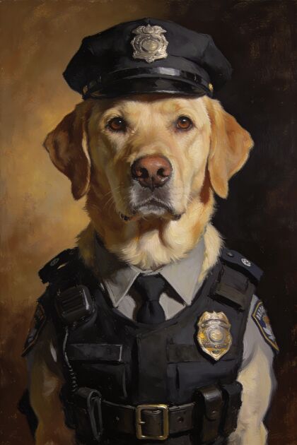 The Policeman portrait example 2