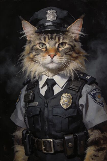 The Policeman portrait example 3