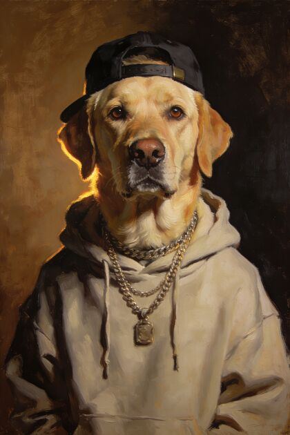 The Rapper portrait example 2