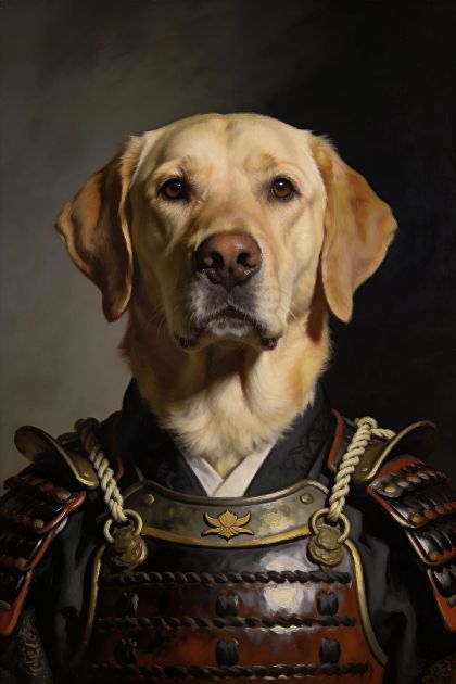 The Samurai portrait example 2