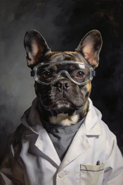 The Scientist portrait example 1