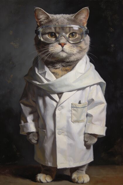 The Scientist portrait example 4