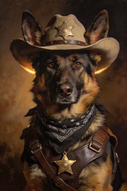 The Sheriff portrait example 2